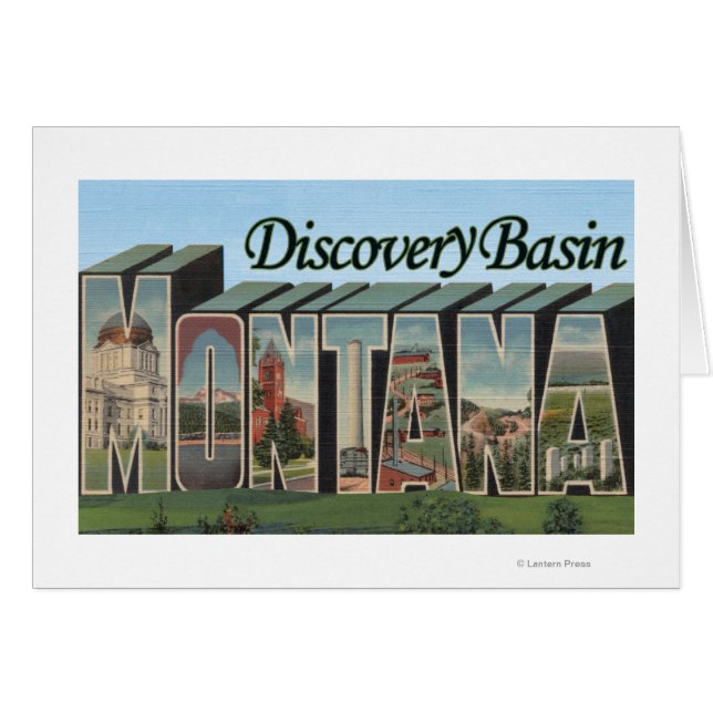 Entdeckungsbecken, Montana - Große Briefmarkenszen (Vorderseite (Horizontal))