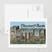 Entdeckungsbecken, Montana - Große Briefmarkenszen Postkarte (Vorne/Hinten)