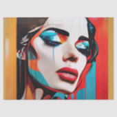 Entdeckungsreise Pop Frauen Kunst Seidenpapier (Vorderseite)