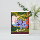 Entdeckungsreise, Puerto Rico Geschichte Postkarte (Stehend Vorderseite)