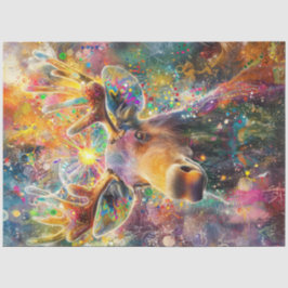Entdeckungsreise Vibrany Whimsical Moose Digitale  Seidenpapier