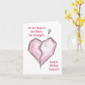 Entdeckungsstärke innerhalb des Notecard Karte (Gelbe Blume)