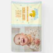 Ente 1. Geburtstag Banner (Vertikal)