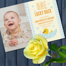 Ente 1. Geburtstag Einladung