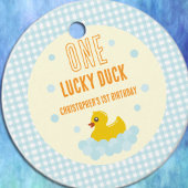 Ente 1. Geburtstag Geschenkanhänger