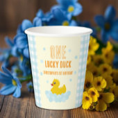 Ente 1. Geburtstag Pappbecher