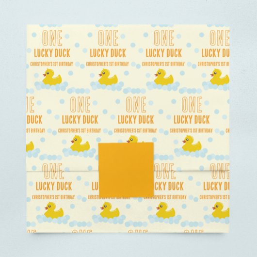 Ente 1. Geburtstag Seidenpapier