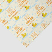 Ente 1. Geburtstag Seidenpapier (Ausschnitt)