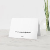 Ente - alles Gute zum Geburtstag Karte (Rückseite)