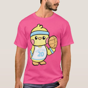 Ente als Basketballspieler verkleidet T-Shirt
