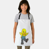 Ente als Bauer mit Stiefeln Schürze (Insitu)