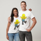 Ente als Bauer mit Stiefeln T-Shirt (Unisex)
