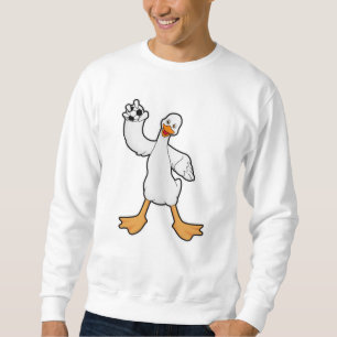 Ente als Handballspieler mit Handball Sweatshirt