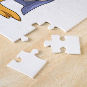 Ente als Hexe mit Hut Puzzle (Seite)