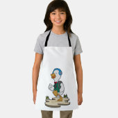 Ente als Hiker mit Rucksack Schürze (Insitu)