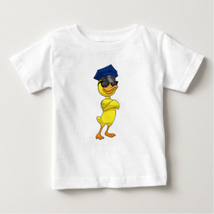 Ente als Polizeibeamter mit Polizeischutz Baby T-shirt