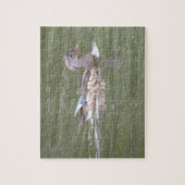 Ente am Puzzle-See Puzzle (Vertikal)