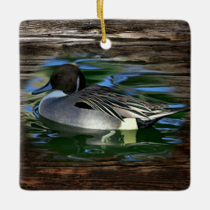 Ente am See Keramikornament