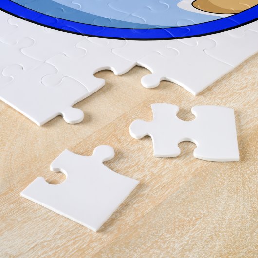 Ente am Strand mit Palmen.PNG Puzzle (Seite)