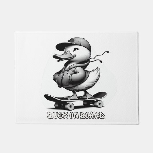 Ente an Bord Fußmatte (Vorderseite)
