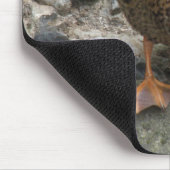 Ente an der Wand Mousepad (Ecke)