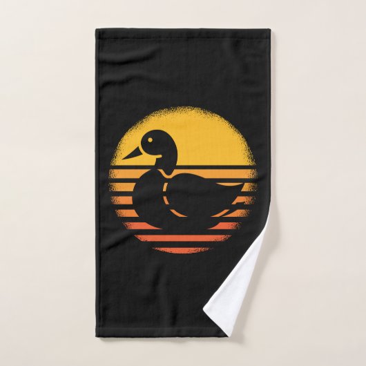 Ente Animal Retro Handtuch (Handtuch)