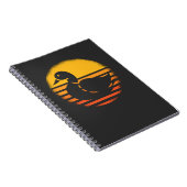 Ente Animal Retro Notizblock (Rechte Seite)
