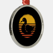 Ente Animal Retro Ornament Aus Metall (Rechts)
