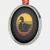 Ente Animal Retro Ornament Aus Metall (Links)