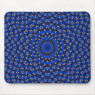 Ente auf Blau Kaleidoscope Klein Mousepad