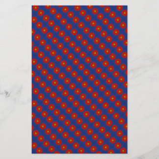 Ente auf blau mit rotem Kaleidoskop Briefpapier