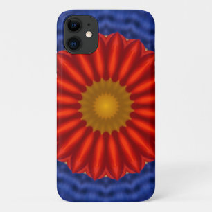 Ente auf blau mit rotem Kaleidoskop Case-Mate iPhone Hülle