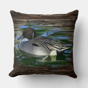 Ente auf dem Lake Throw Kissen