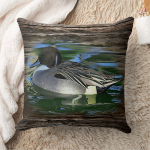 Ente auf dem Lake Throw Kissen