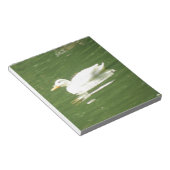 Ente auf dem WasserNotepad Notizblock (angewinkelt)