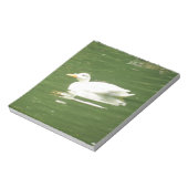 Ente auf dem WasserNotepad Notizblock (Rotiert)