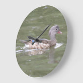 Ente auf der See-Wanduhr Große Wanduhr (Winkel)