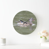 Ente auf der See-Wanduhr Große Wanduhr (Zuhause)
