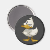 Ente auf einem Magnet (Vorderseite/Rückseite)