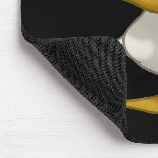 Ente auf einem Mousepad (Ecke)