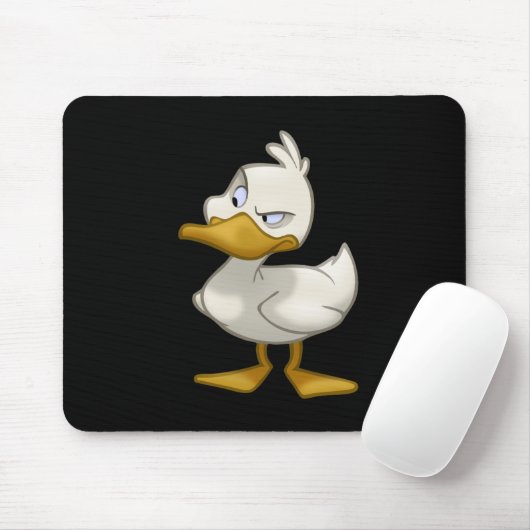 Ente auf einem Mousepad (Mit Mouse)