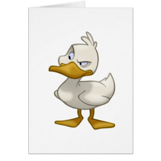 Ente auf einer Karte
