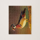 Ente aus männlichem Holz, Illinois Puzzle (Vertikal)