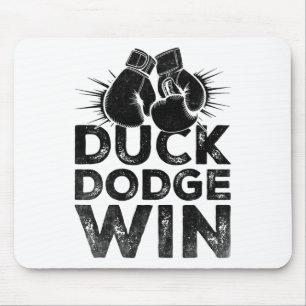 Ente Ausweichen Gewinnen Boxer Sport Kraft Gym Ath Mousepad