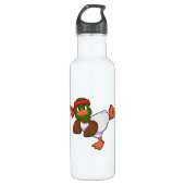 Ente bei Martial Arts Karate Edelstahlflasche (Vorderseite)
