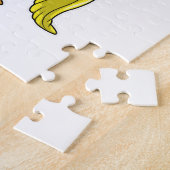 Ente bei Yoga Stretching-Übung Puzzle (Seite)