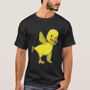 Ente bei Yoga Stretching-Übung T-Shirt