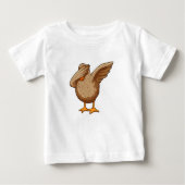 Ente beim Hip Hop Dance Dab Baby T-shirt (Vorderseite)