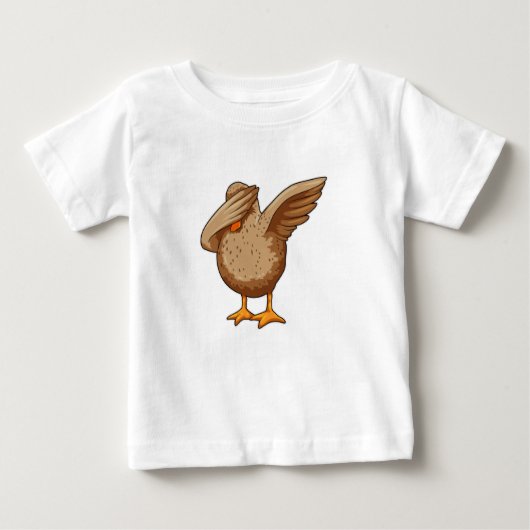 Ente beim Hip Hop Dance Dab Baby T-shirt (Vorderseite)
