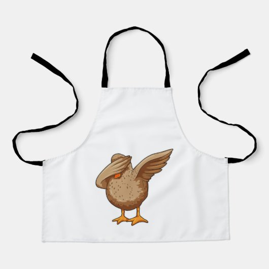 Ente beim Hip Hop Dance Dab Schürze (Vorderseite)